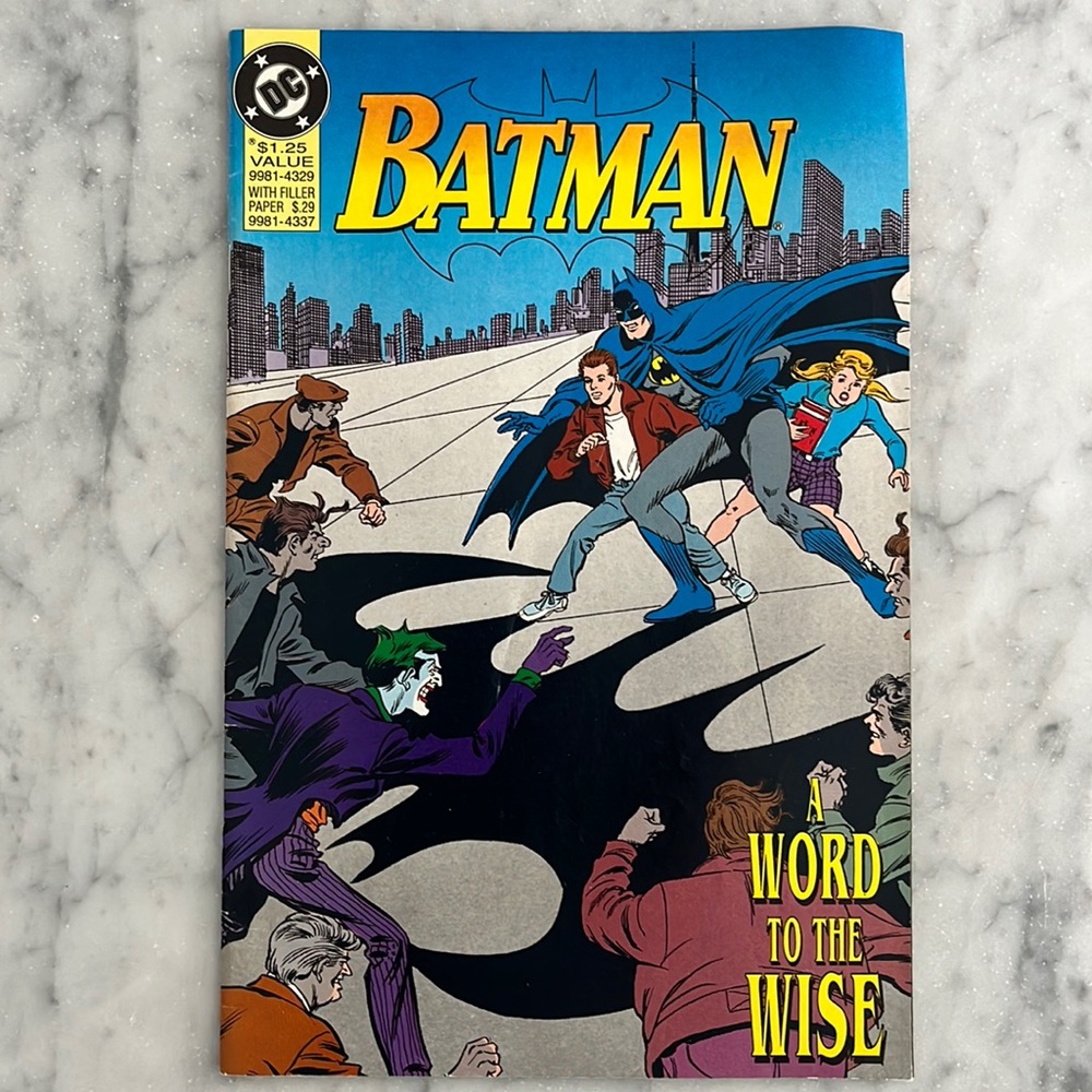 Vintage DC Comics “Batman A Word to the Wise” comic book
